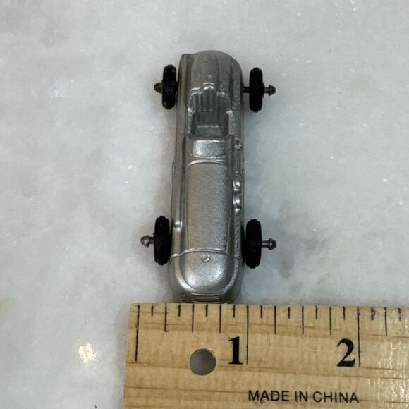 VINTAGE MIDGETOY 3" INDY RACER #7 RACE CAR SILVER ROCKFORD - Picture 10 of 10